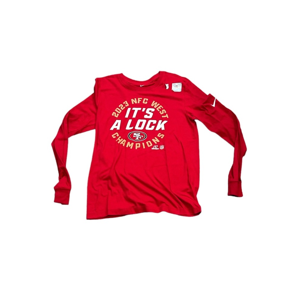 NEW San Francisco 49ers‎ Nike Men’s Champions Long Sleeve Shirt Small